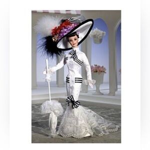 My Fair Lady Barbie as Eliza Doolittle at Ascot NRFB Audrey Hepburn